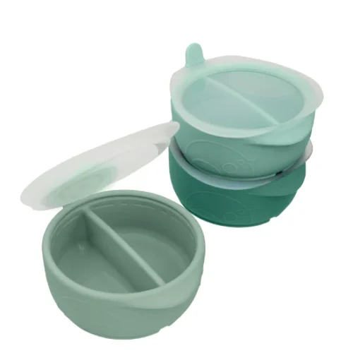 BBOX Lot de 3 bols empilables à portions - Vert
