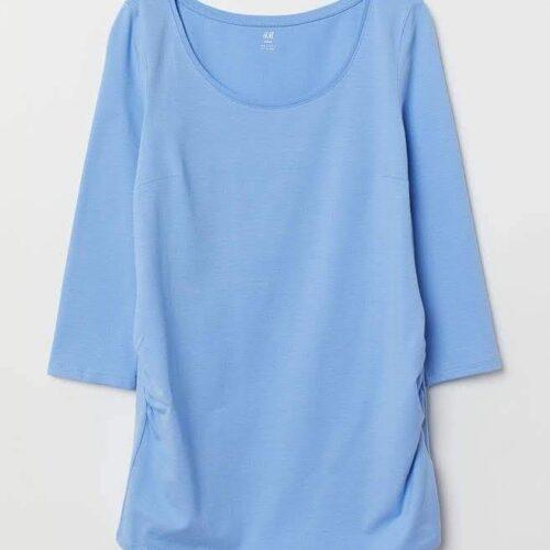 PULL MAMA avec monche BLEU taille M