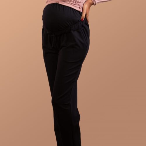 Pantalon de grossesse avec bandeau Ajustable Haut Bleu nuit