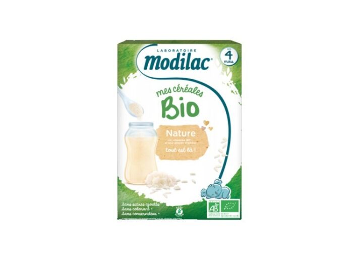 MODILAC - Mes Céréales Bio Nature - Dès 4 mois, 250g