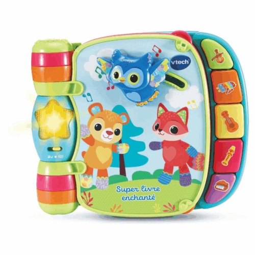 VTECH SUPER LIVRE ENCHANTÉ DES BABY LOULOUS (BLEU)