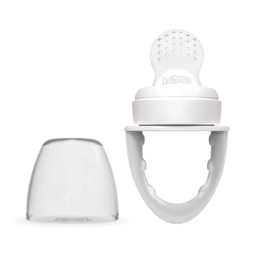 Dr Brown Fresh Firsts Feeder En Silicone GRIS(Tetine grignoteuse)