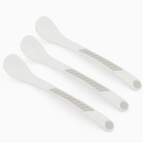 Twistshake Lot de 3 cuillères 4m+ BLANC