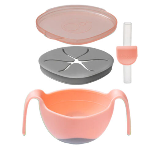 B.box Bol 3 en 1 avec paille amovible Bubblegum