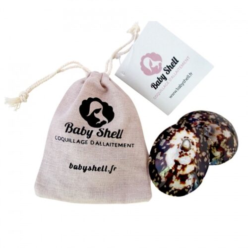 COQUILLAGE D'ALLAITEMENT UNE PAIRE BABY SHELL