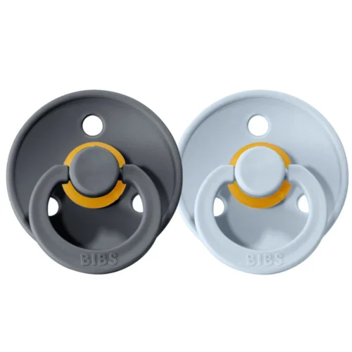 BIBS Lot de 2 sucettes Supreme 6-18 mois ferbleu