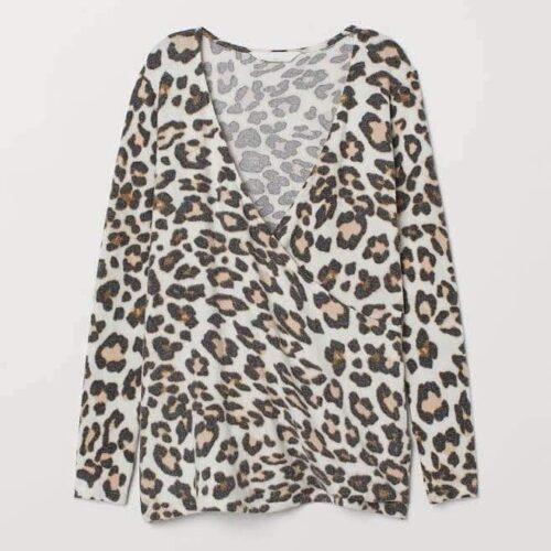 Blouse MAMA panthères avec monche taille L