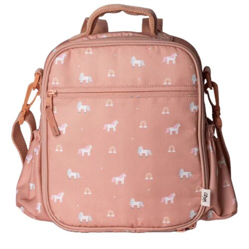 CITRON Sac à Lunch Isotherme avec 2 Porte Bouteilles - Licorne rose