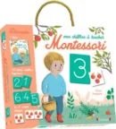 Mes chiffres à toucher Montessori - Coffret livre + 10 cartes chiffres rugueuses + 11 cartes images - Coffret